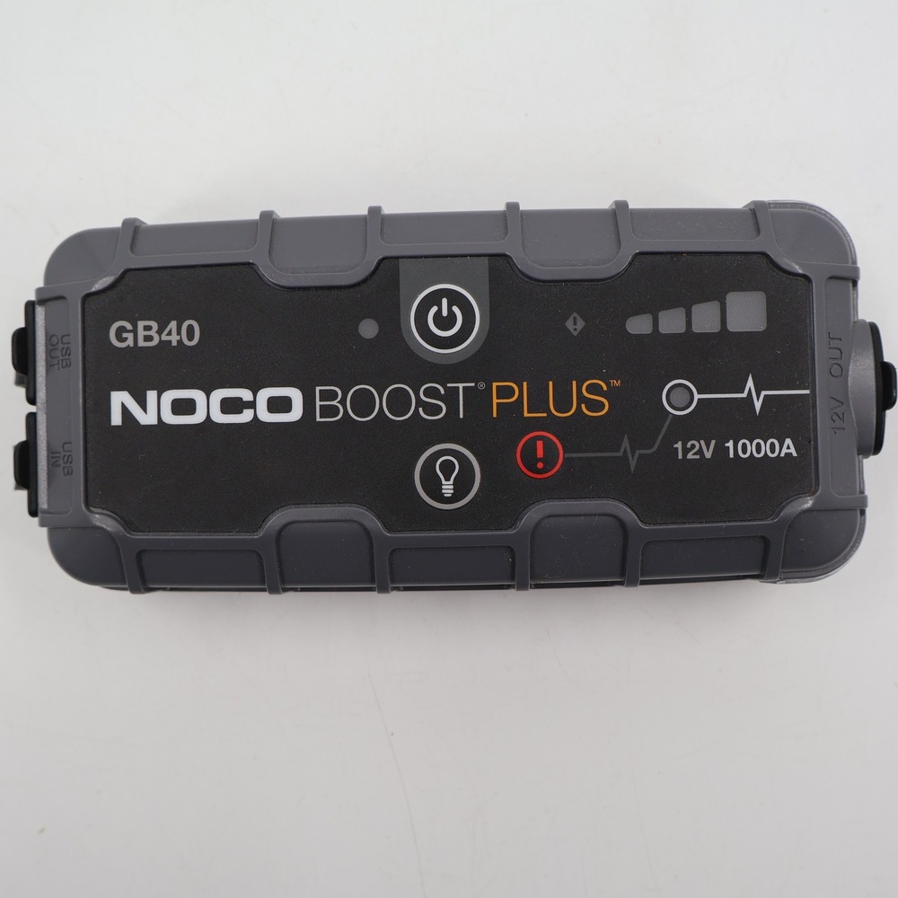 NOCO GB40 Boost Plus Jump Starter 1000A 12V Gray Lithium Portable Power Bank